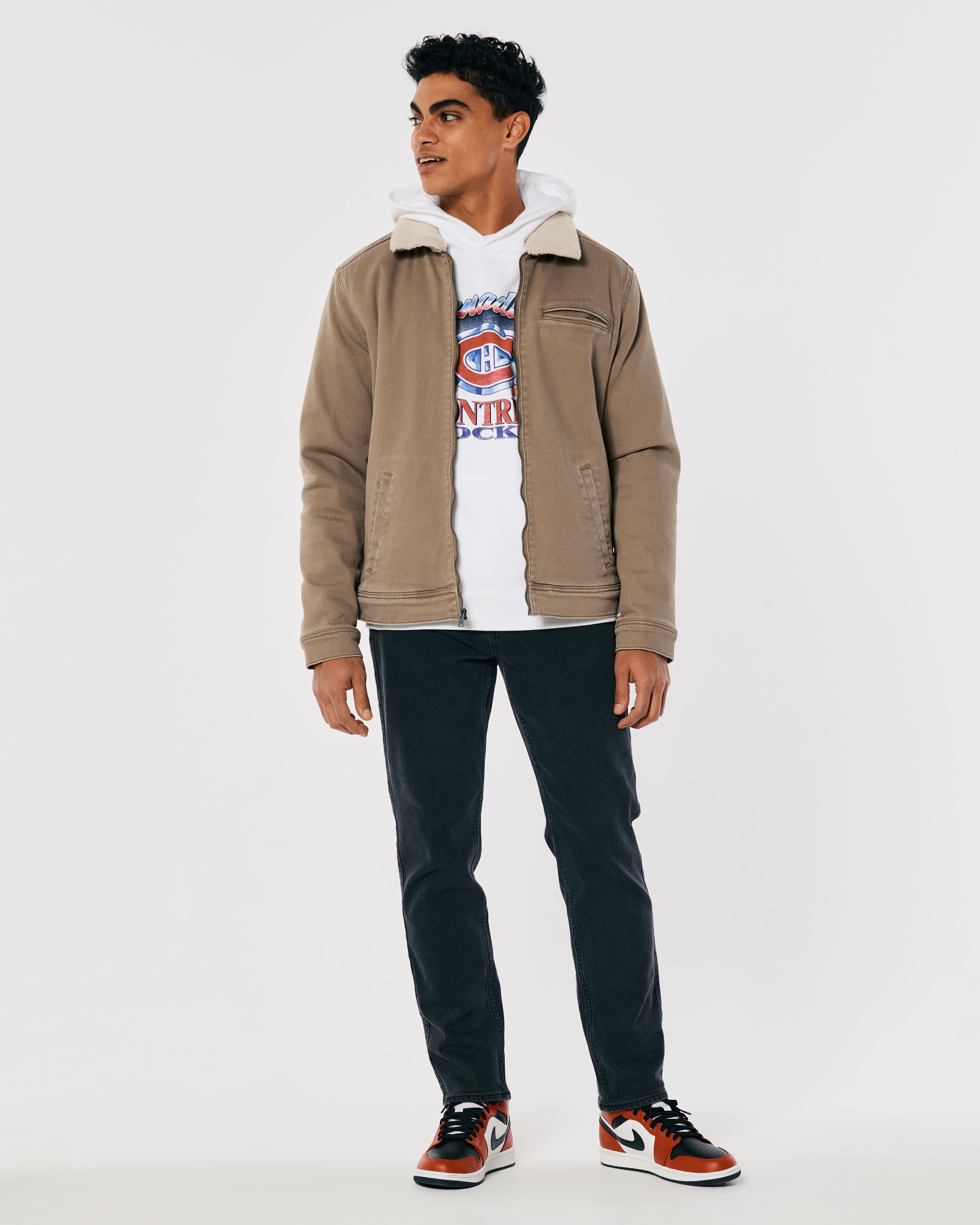 hollister coats men's
