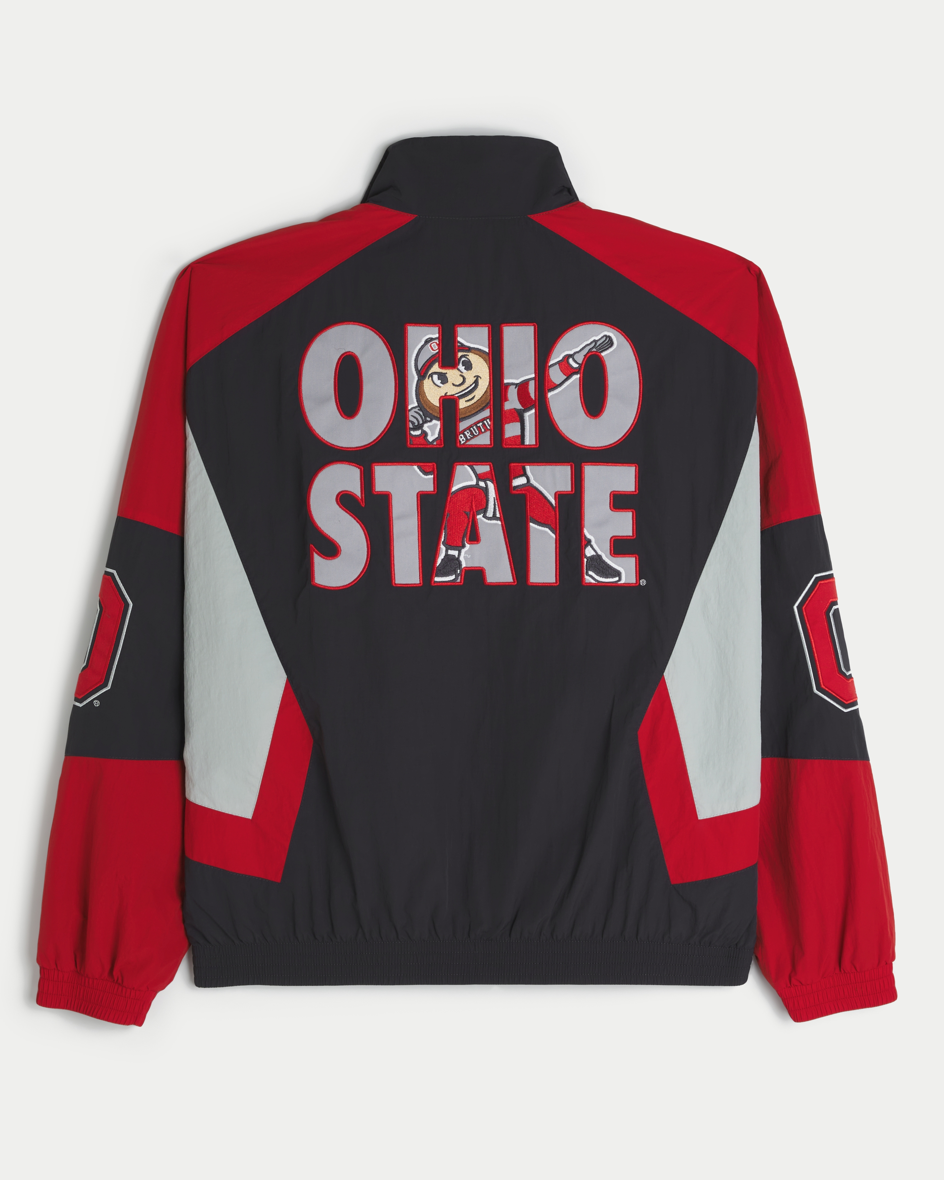 Мужские куртки Hollister University of Michigan Wolverines Graphic Windbreaker Jacket