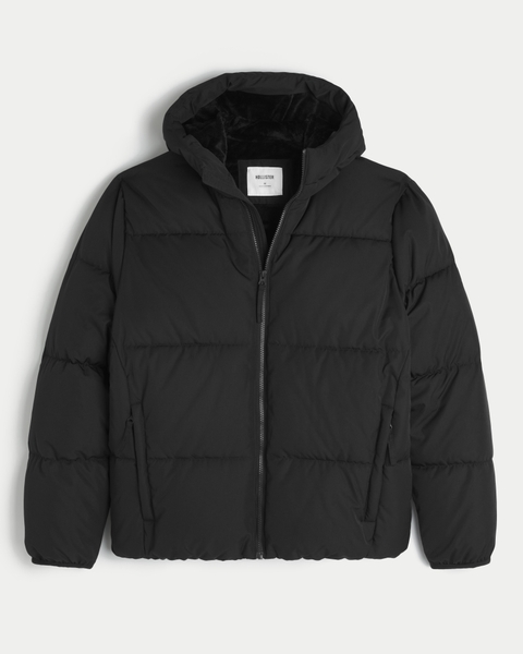 Женские куртки Hollister Faux Fur-Lined Puffer Jacket