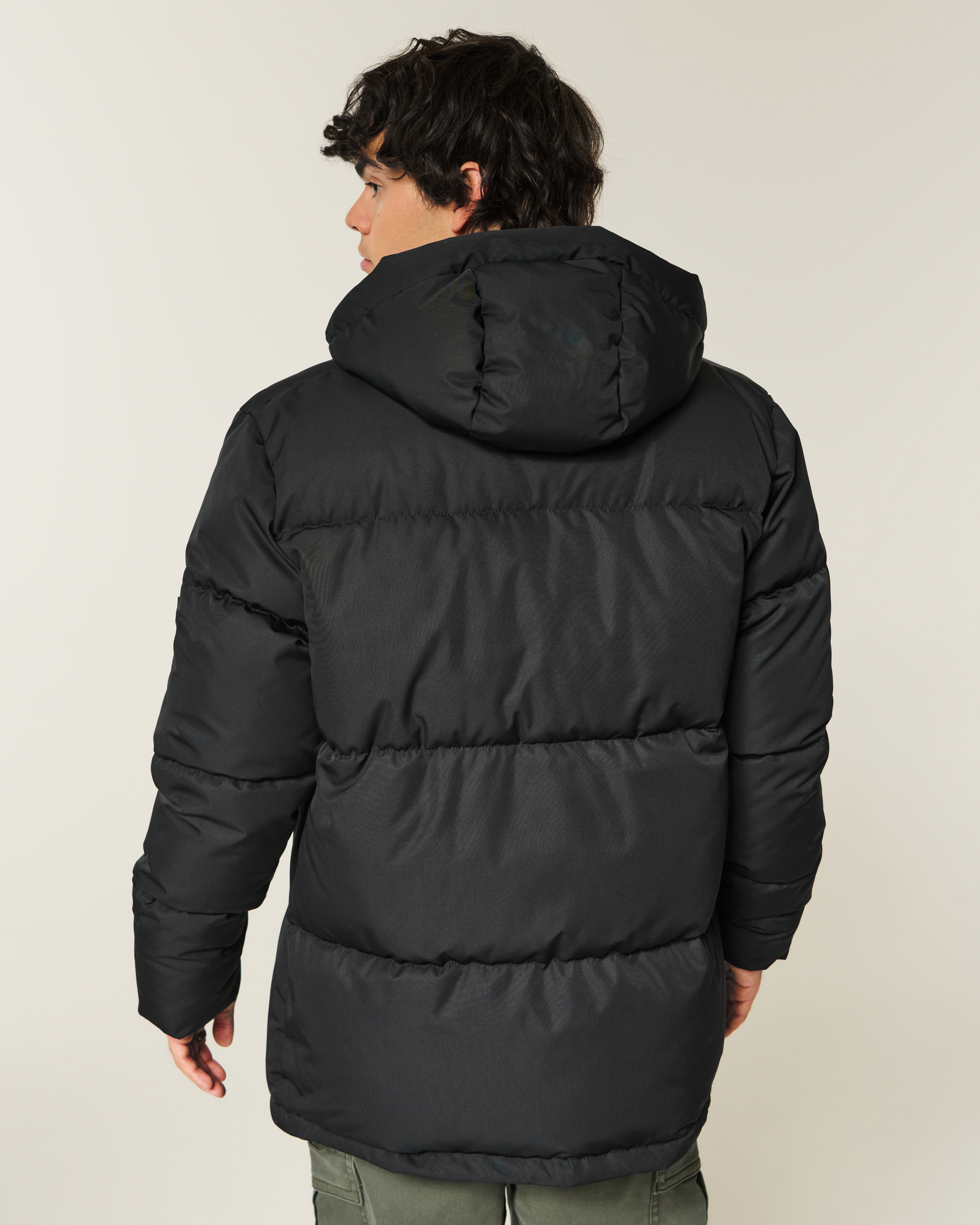 Мужские куртки Hollister Parka Puffer Jacket — фото 3