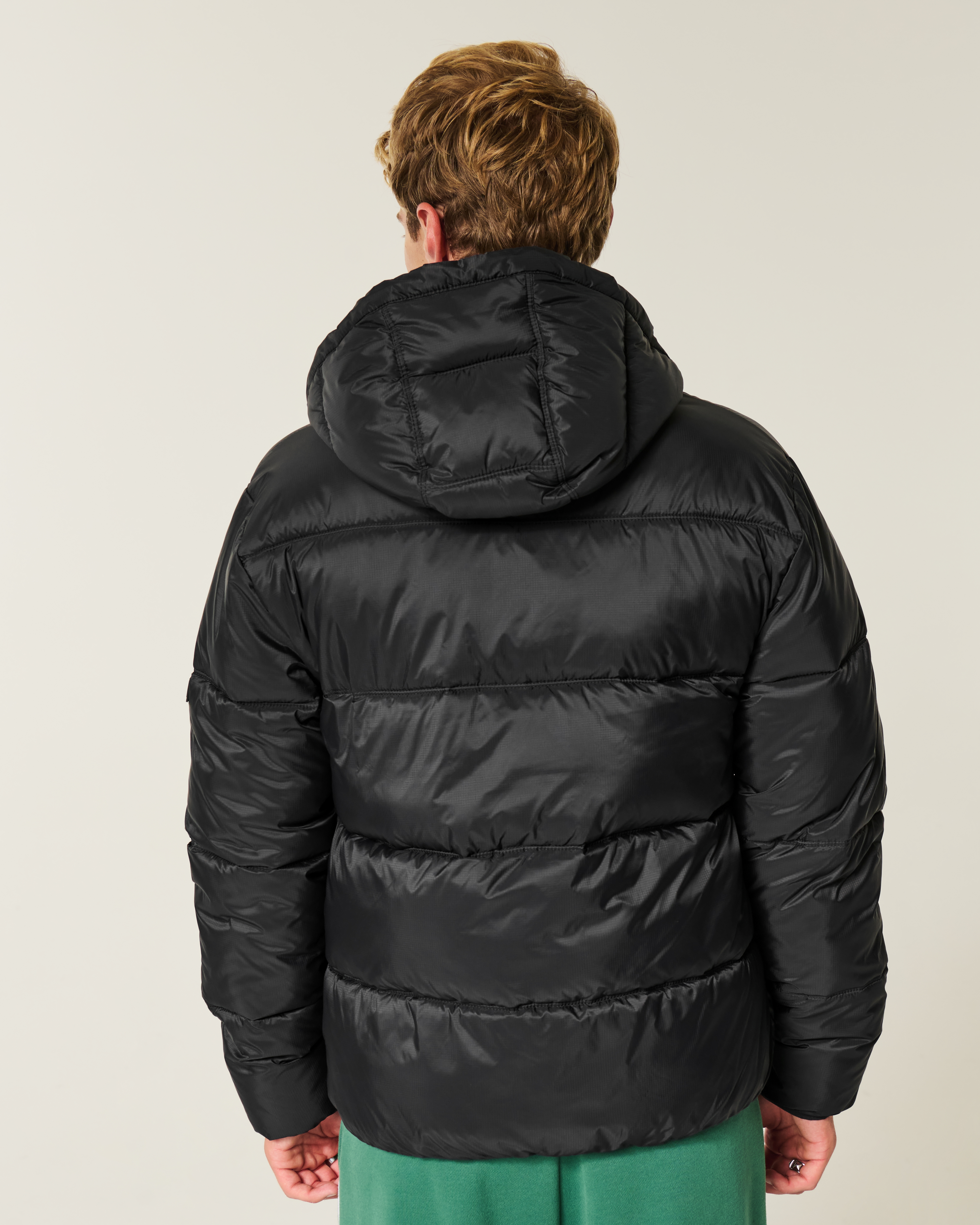 Мужские куртки Hollister Hooded Puffer Jacket — фото 3