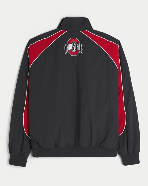 Мужские куртки Hollister University of Michigan Wolverines Graphic Windbreaker Jacket