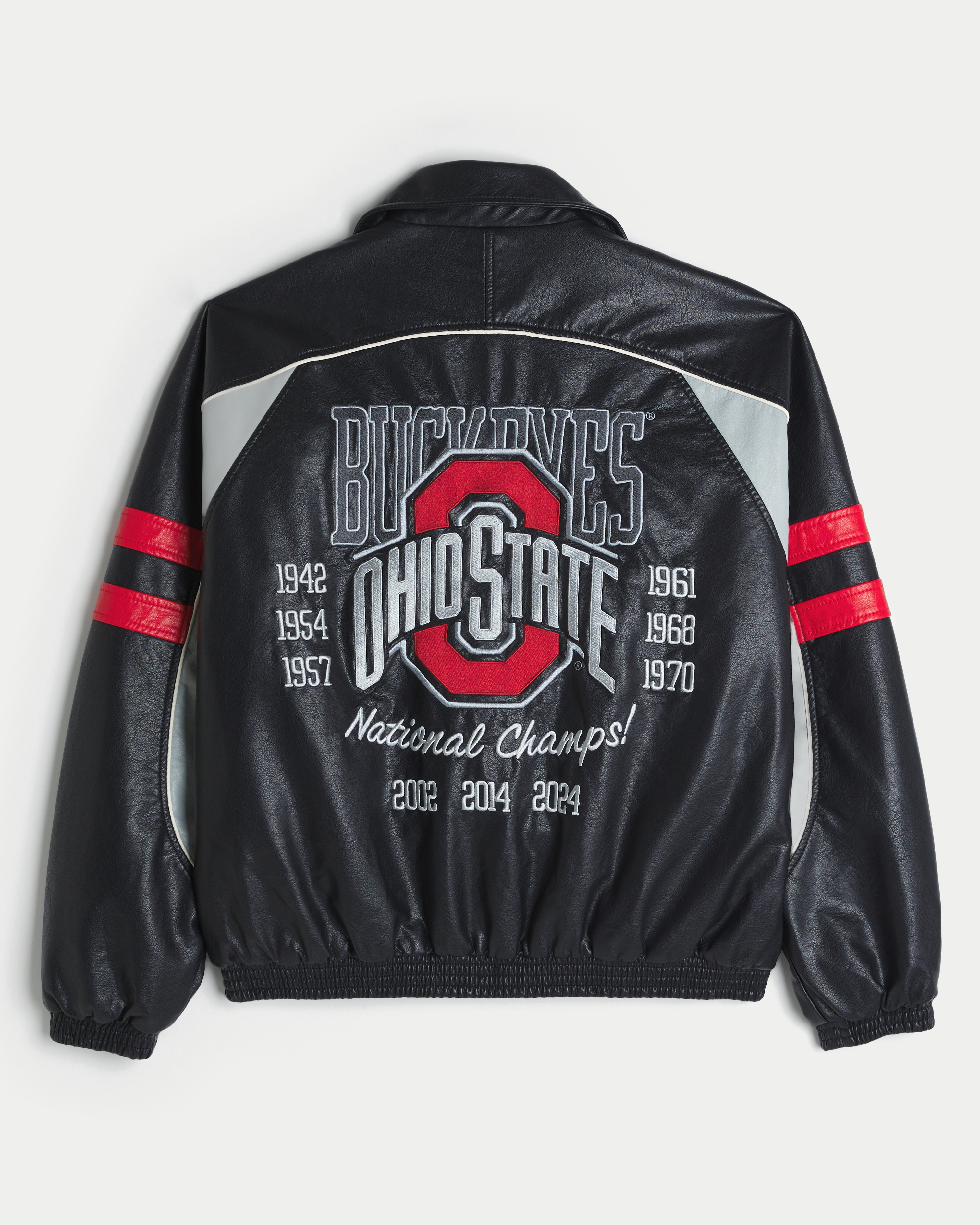Мужские куртки Hollister Faux Leather UCLA Bruins Graphic Jacket