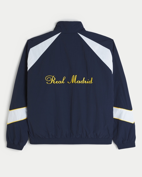 Мужские куртки Hollister Fleece-Lined Real Madrid CF Graphic Track Jacket