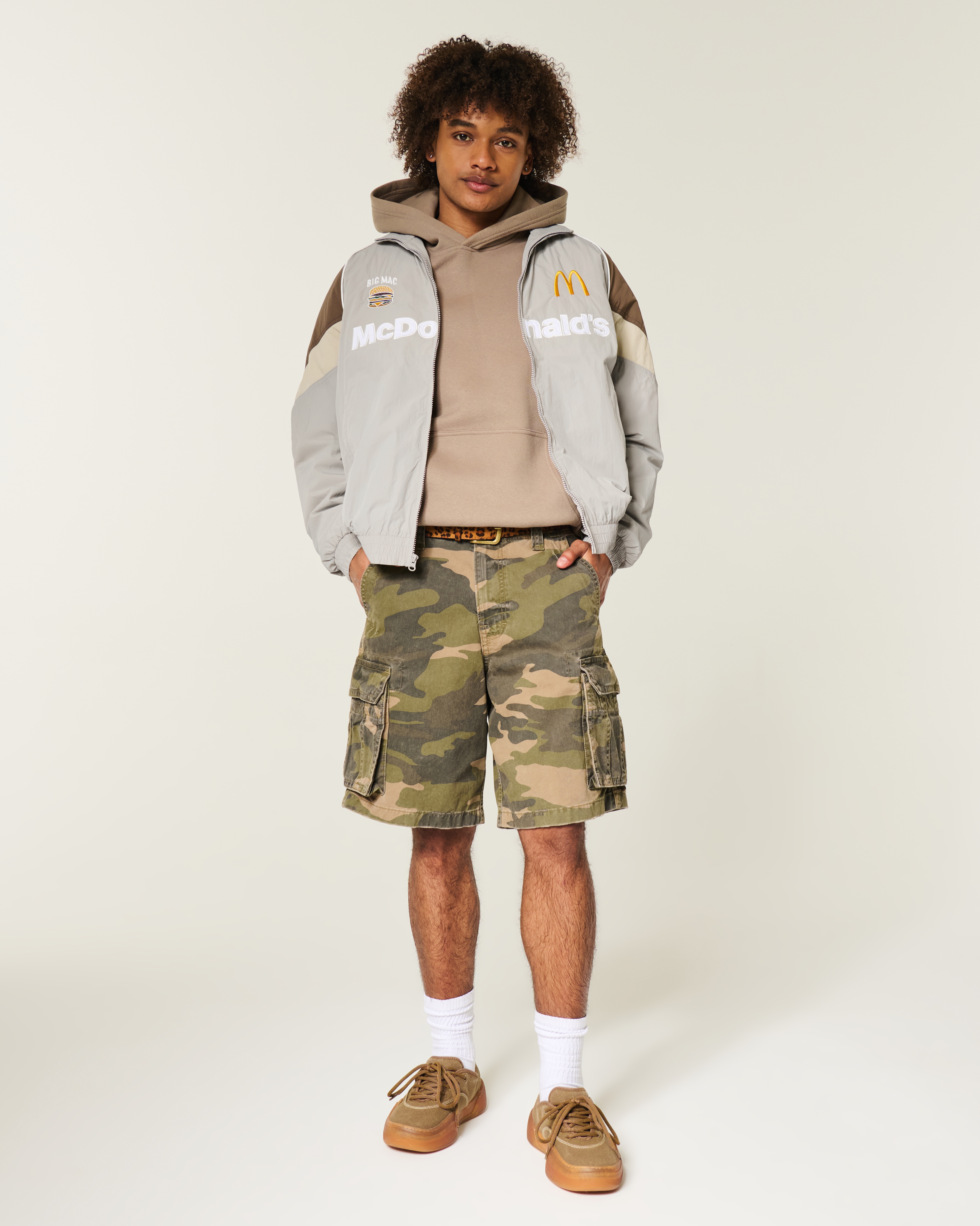 Мужские куртки Hollister McDonald's Graphic Racing Jacket — фото 3