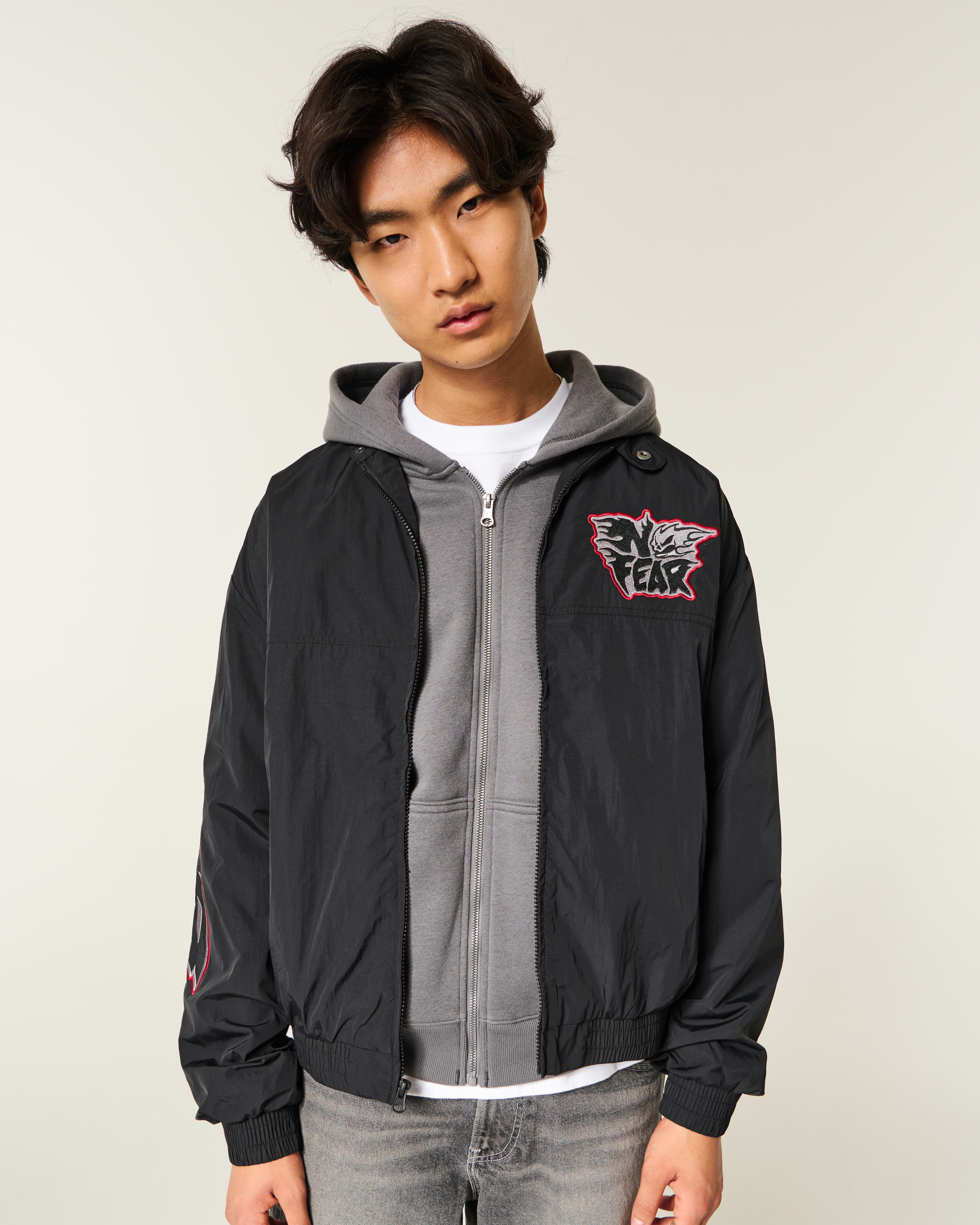 Мужские куртки Hollister No Fear Graphic Jacket — фото 3