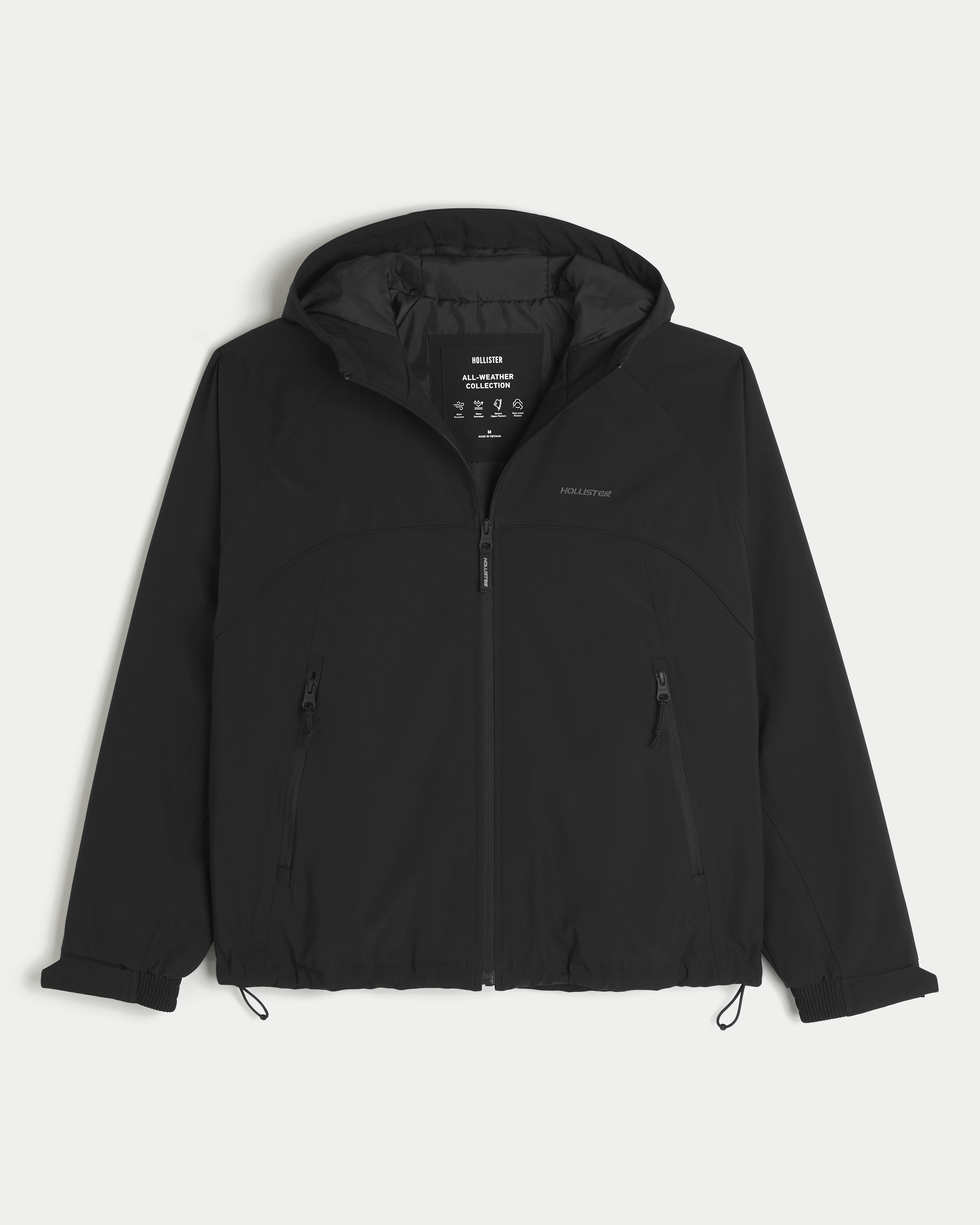 Мужская куртка Hollister All-Weather, цвет: Чёрный