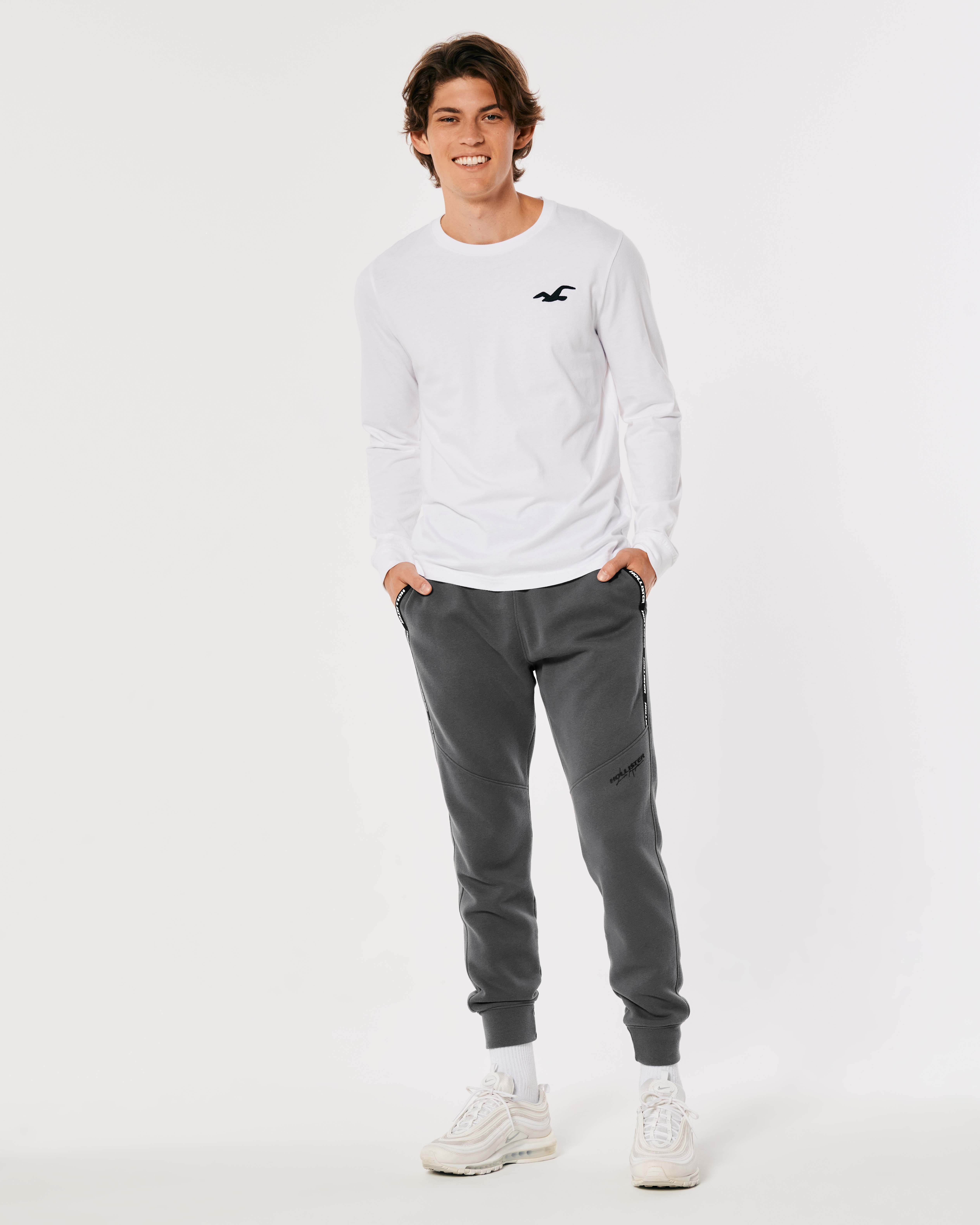 hollister mens joggers