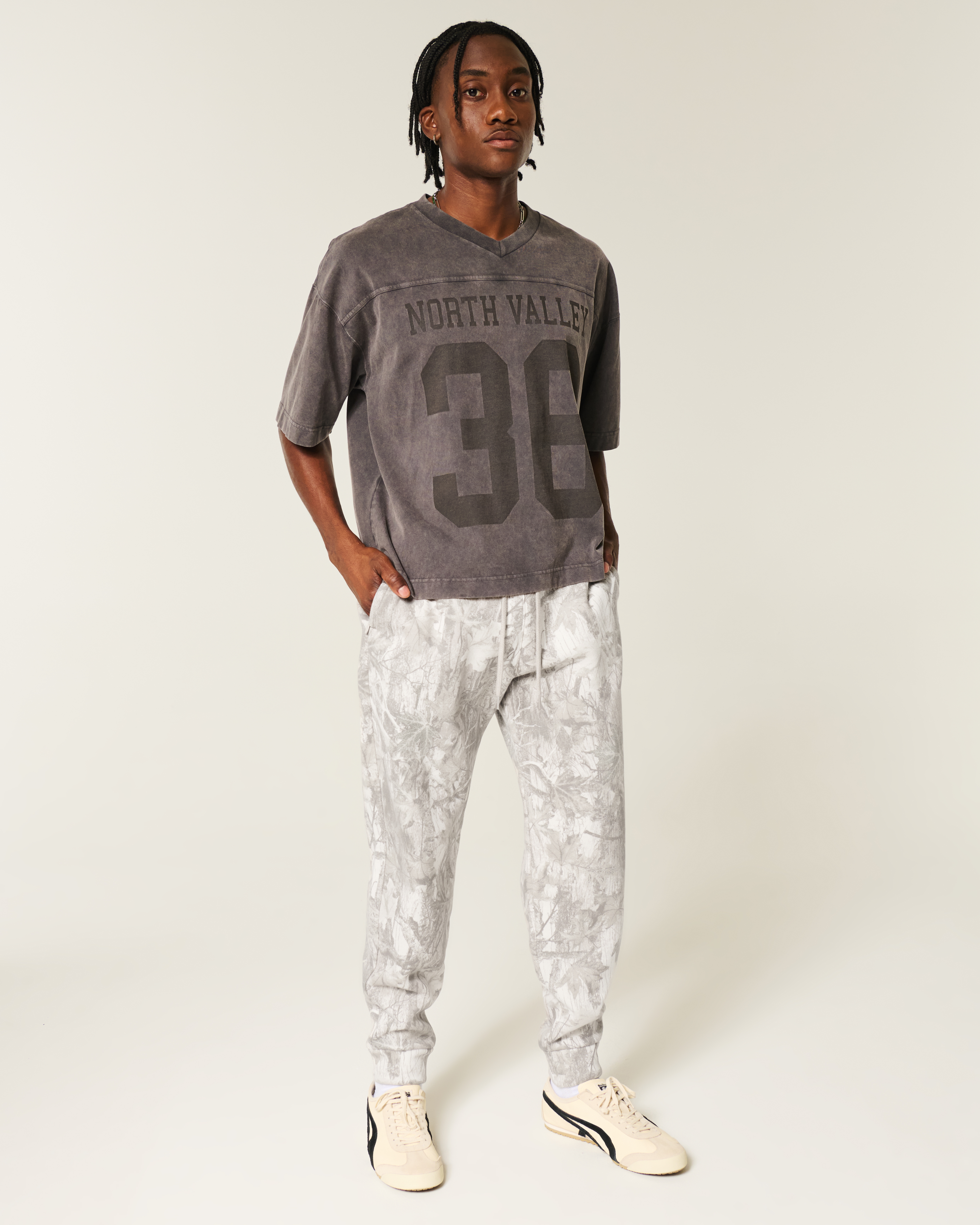 Мужские брюки Hollister Relaxed Rib Joggers — фото 2