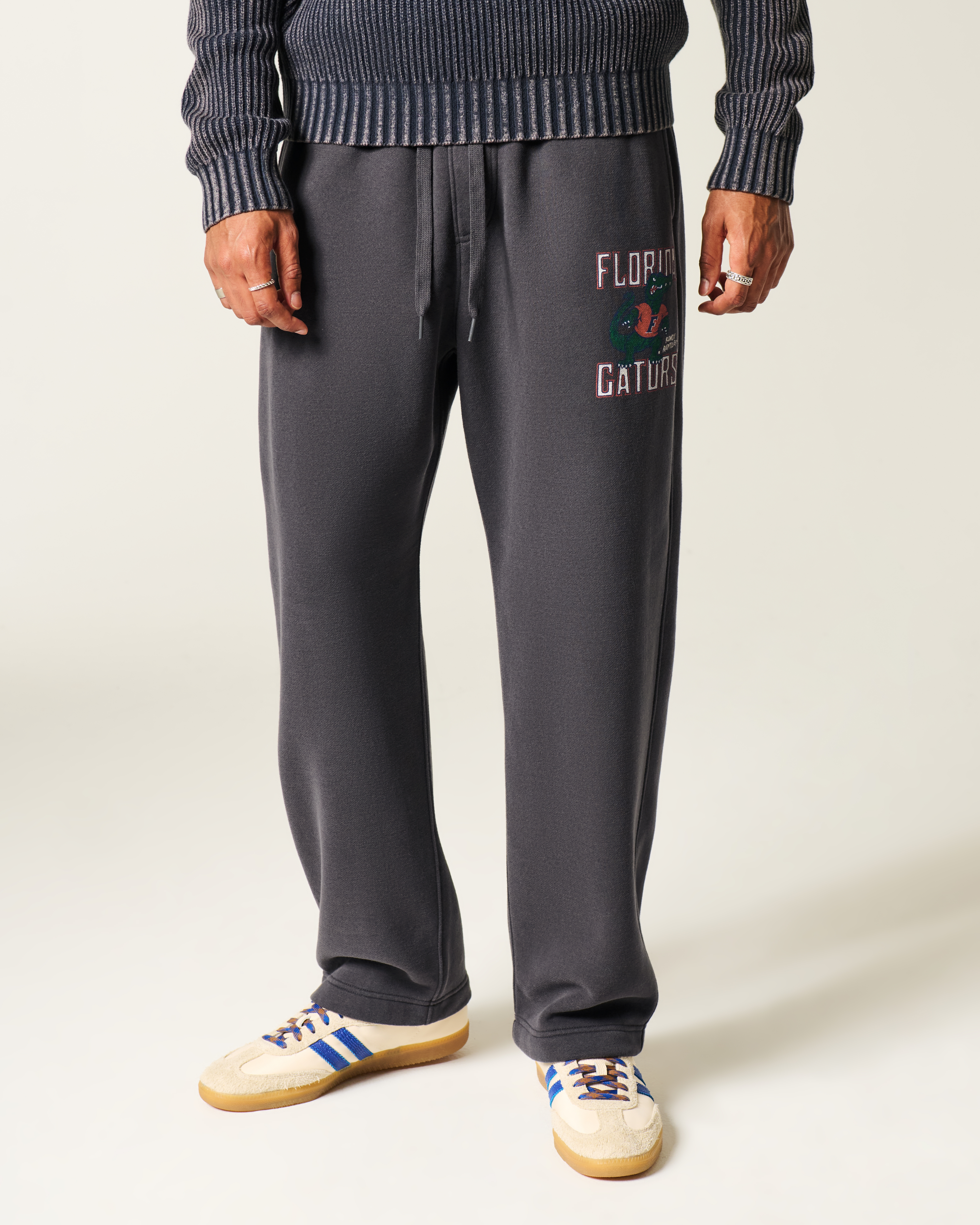 Мужские брюки Hollister Baggy University of Southern California Trojans Graphic Sweatpants — фото 3