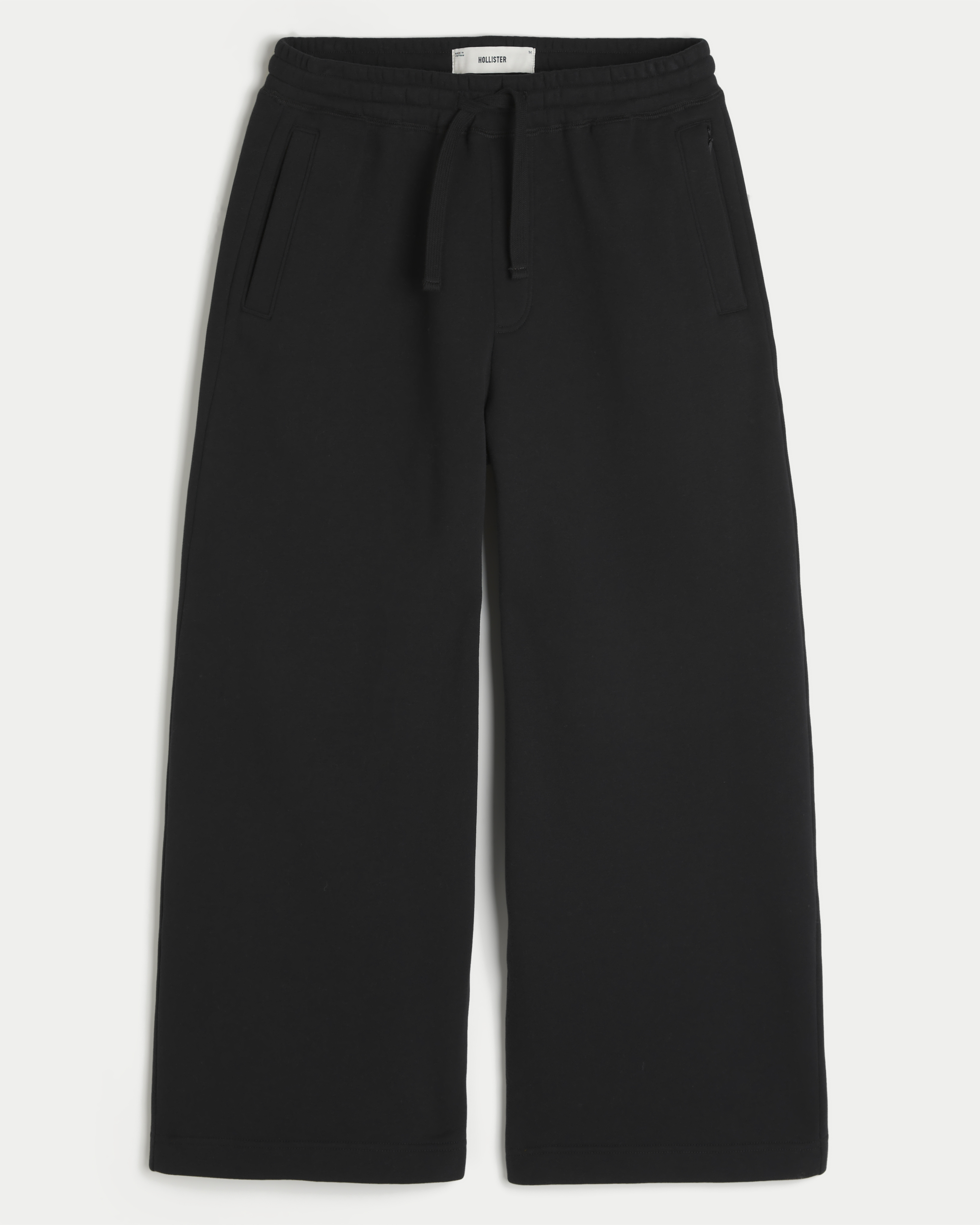 Мужские брюки Hollister Feel Good Ultra Baggy Sweatpants, цвет: Чёрный