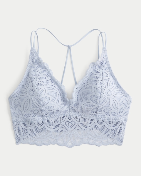 Бралетт, кружево, вязка крючком — Hollister