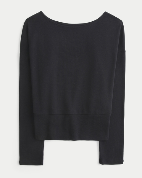Женские топы Hollister Easy Banded Off-the-Shoulder Top