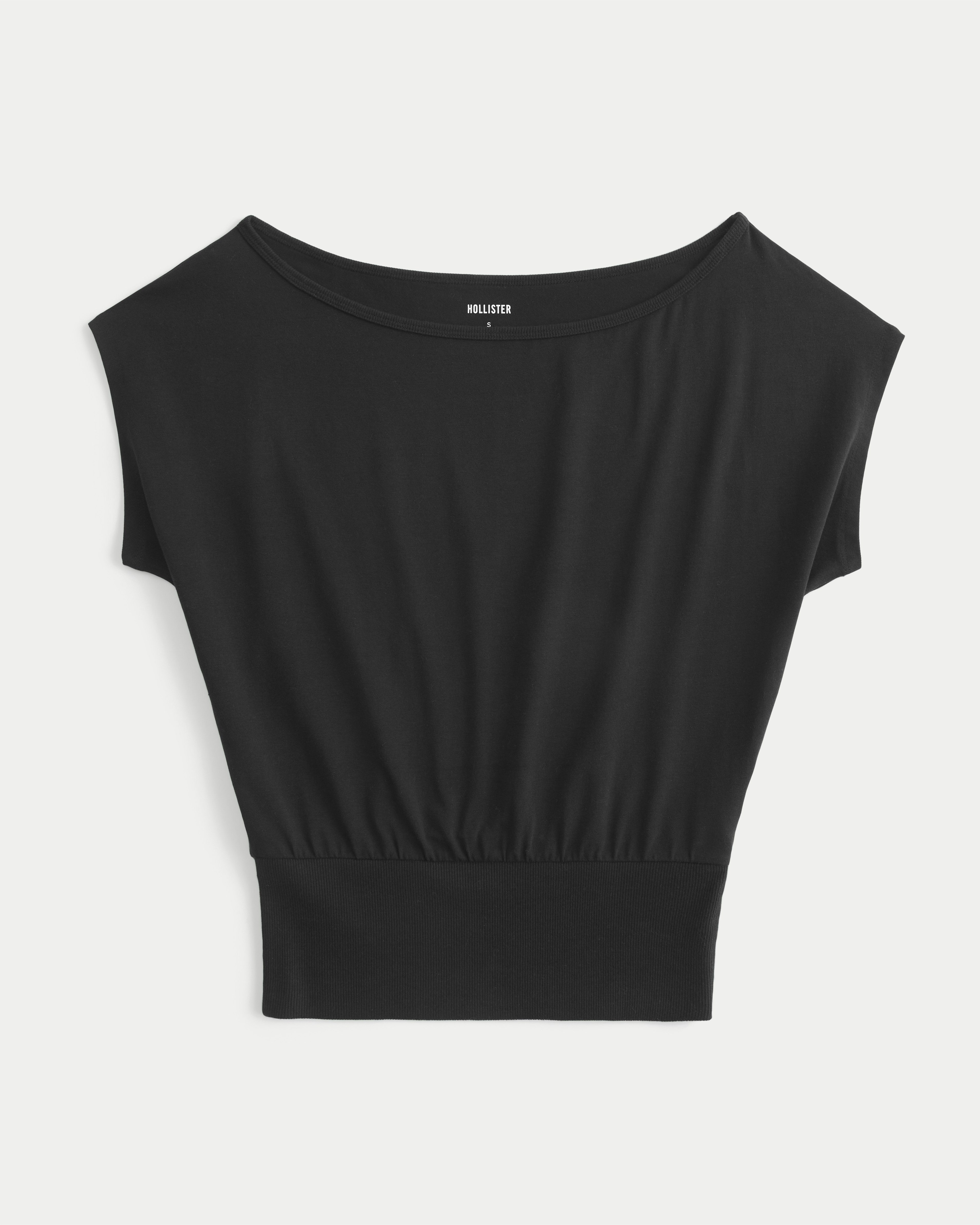 Женские топы Hollister Banded Off-the-Shoulder Top