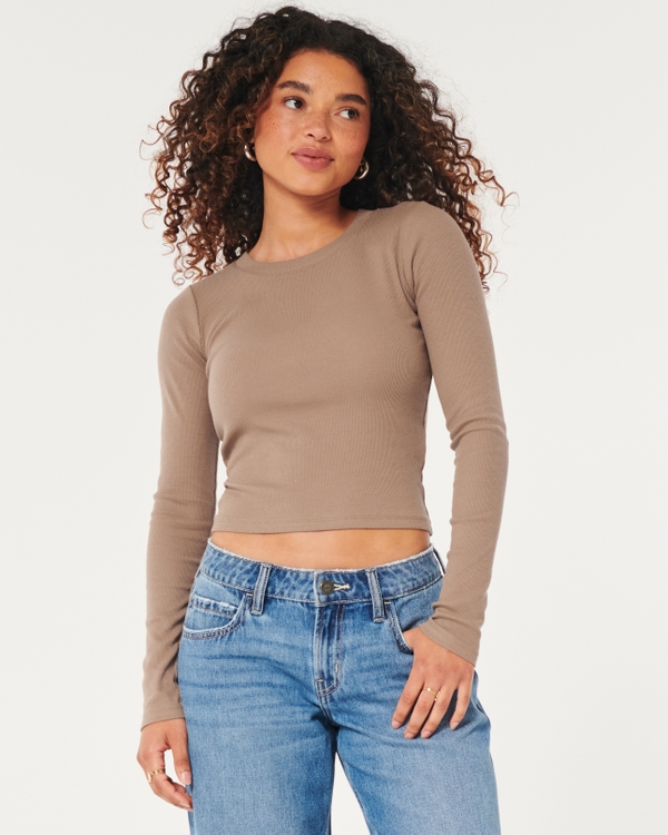 Women's Long Sleeve T-Shirts | Hollister Co.