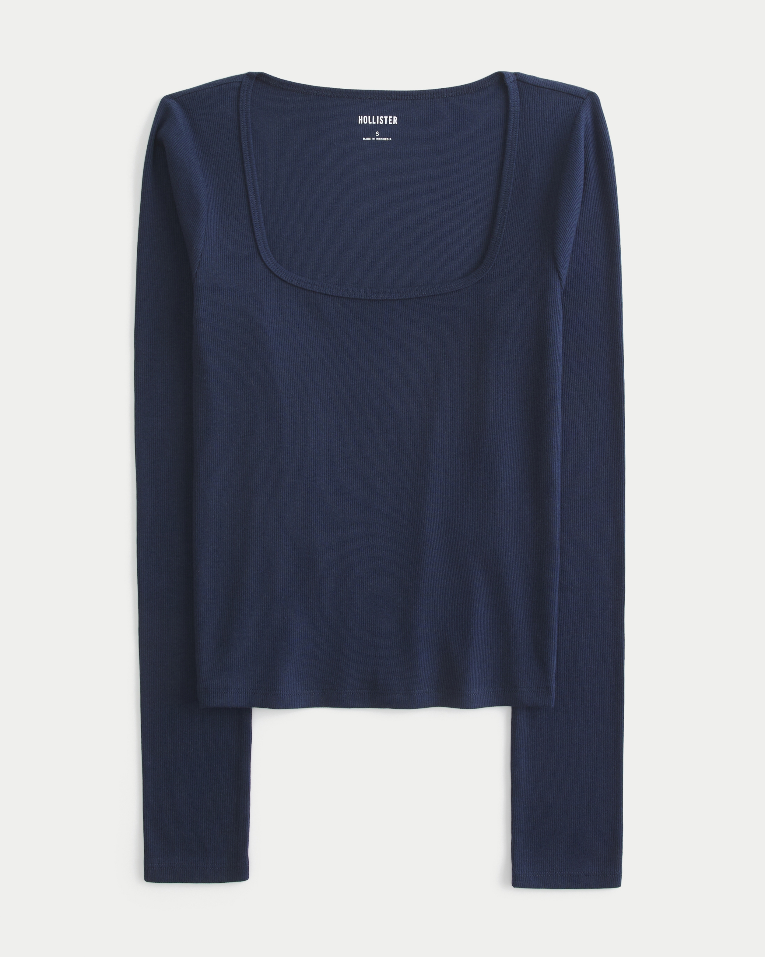 Женские топы Hollister Long-Sleeve Square-Neck Top