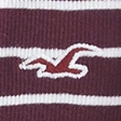 burgundy stripe