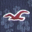 navy floral