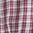 burgundy plaid