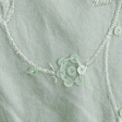 Easy Embroidered Shine Babydoll Top