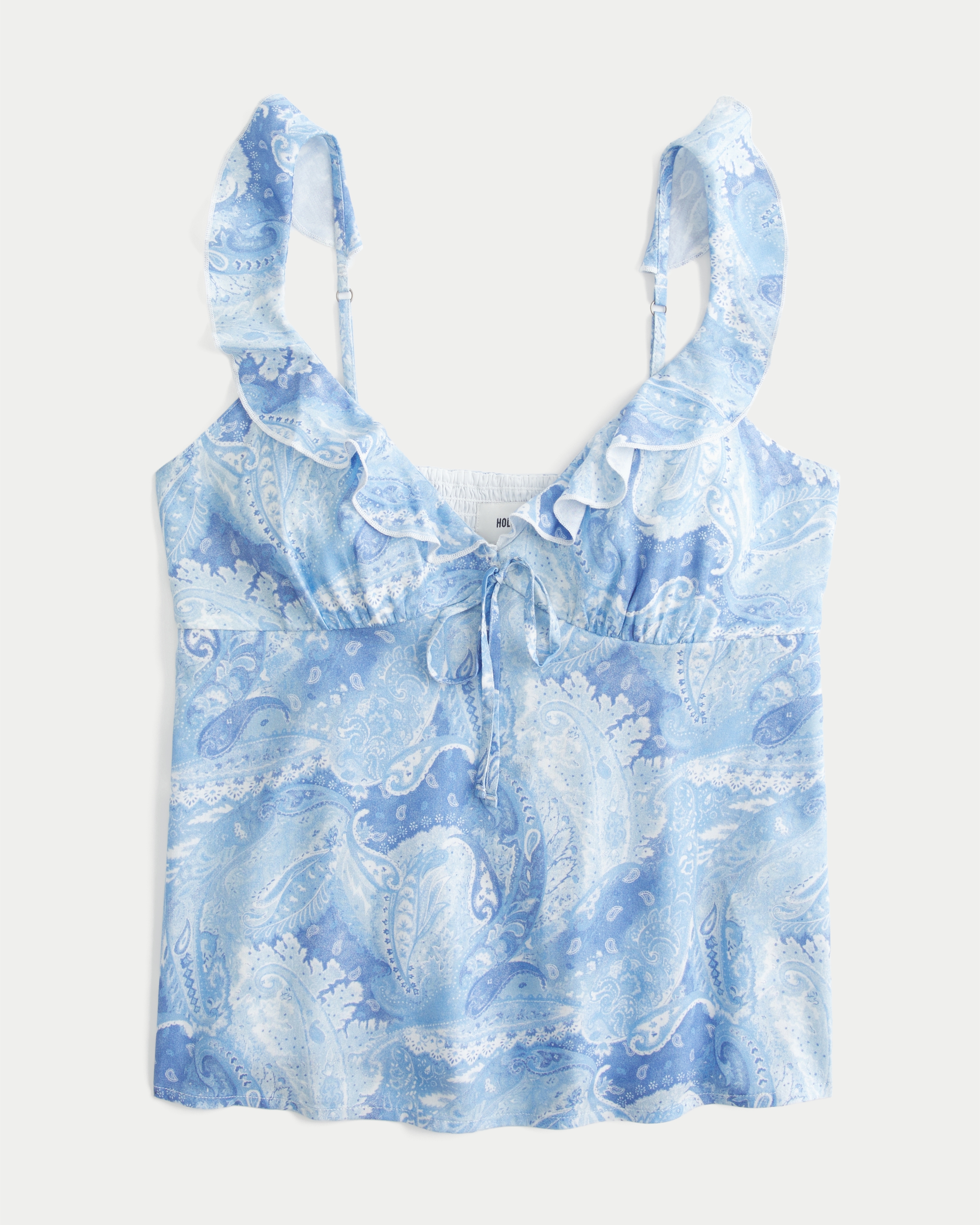 Женские топы Hollister Easy Ruffle Tank