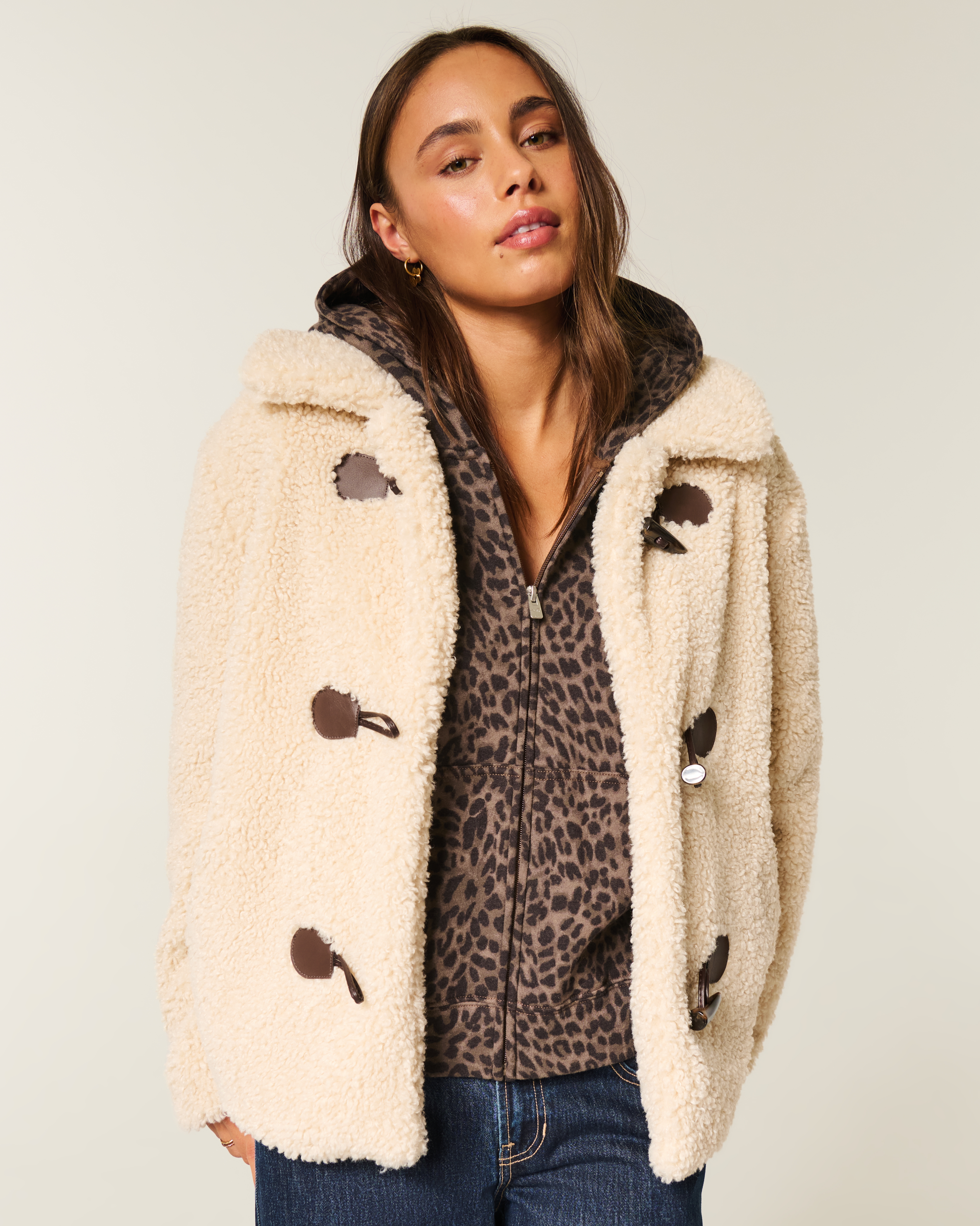 Женские куртки Hollister Cozy Toggle Jacket — фото 2