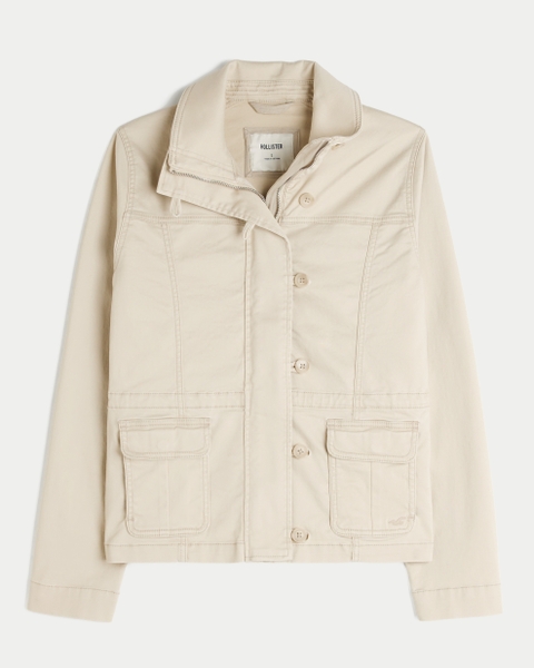 Женские куртки Hollister Twill Military Jacket