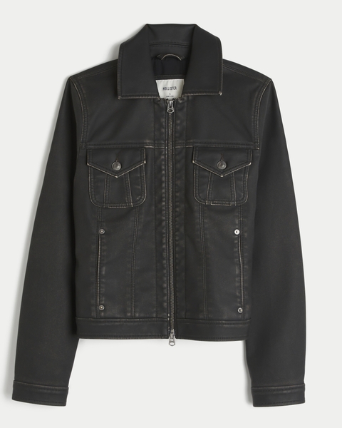 Женские куртки Hollister Faux Leather Jacket