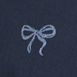 navy blue print