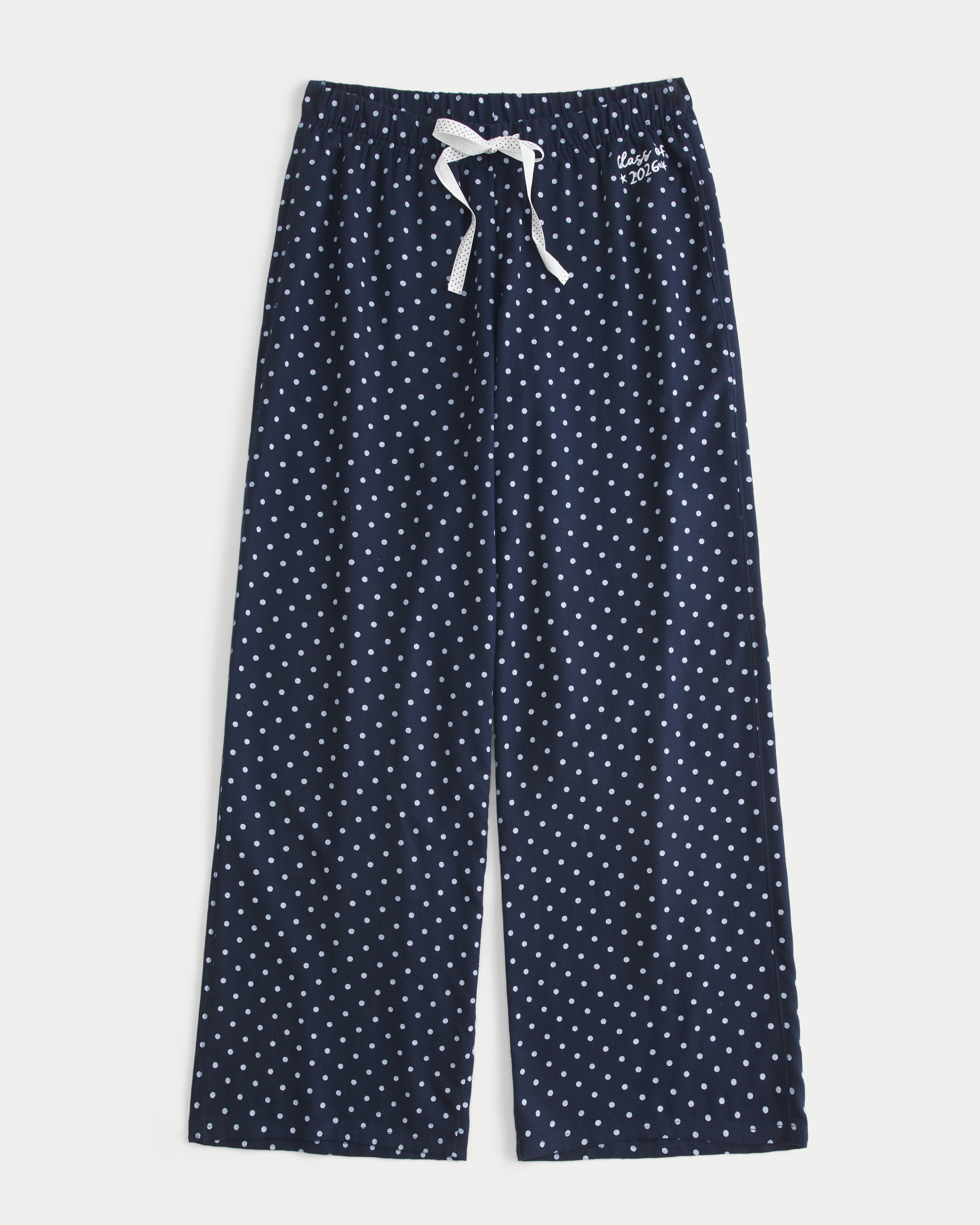 Женские брюки Hollister Flannel Wide-Leg Class of 2026 Graphic Pants
