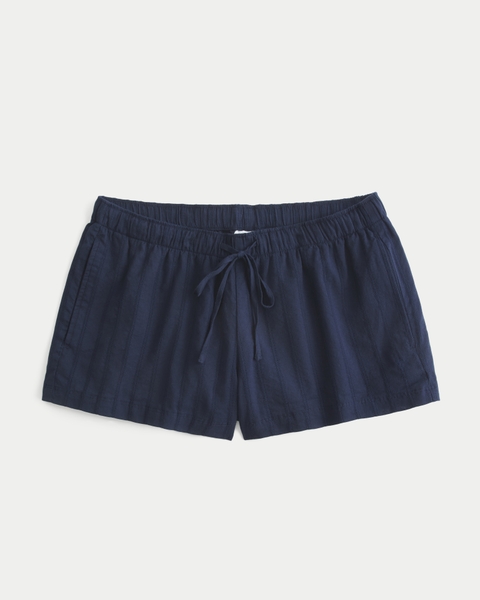 Женские шорты Hollister Low-Rise Woven Boxer Shorts