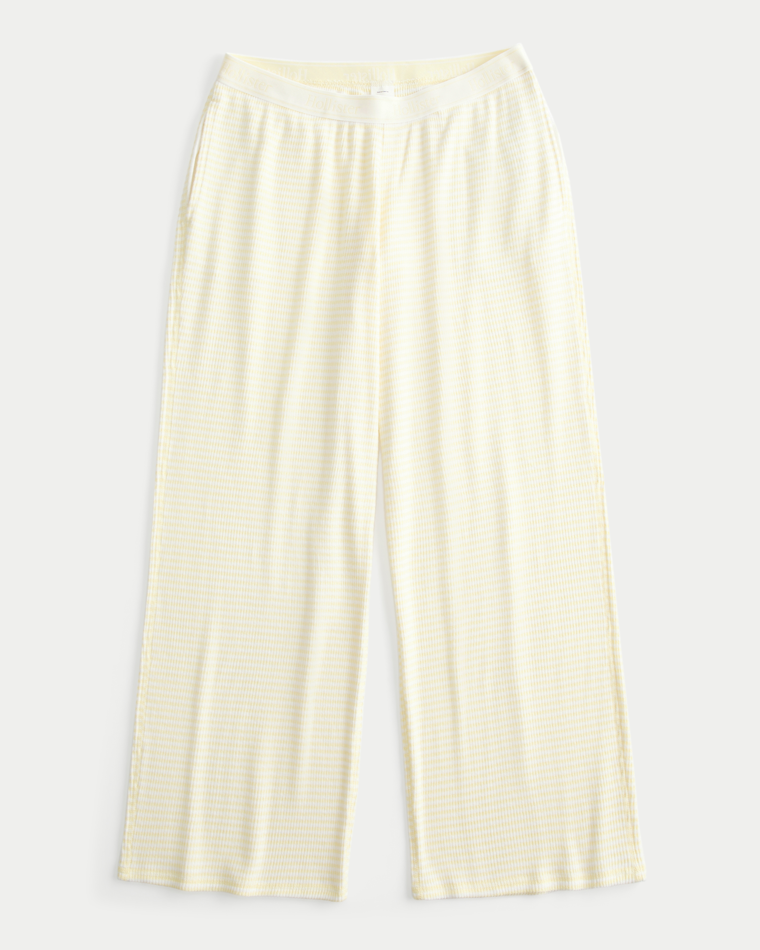 Женские брюки Hollister Cozy Rib Elastic Waist Wide-Leg Pants