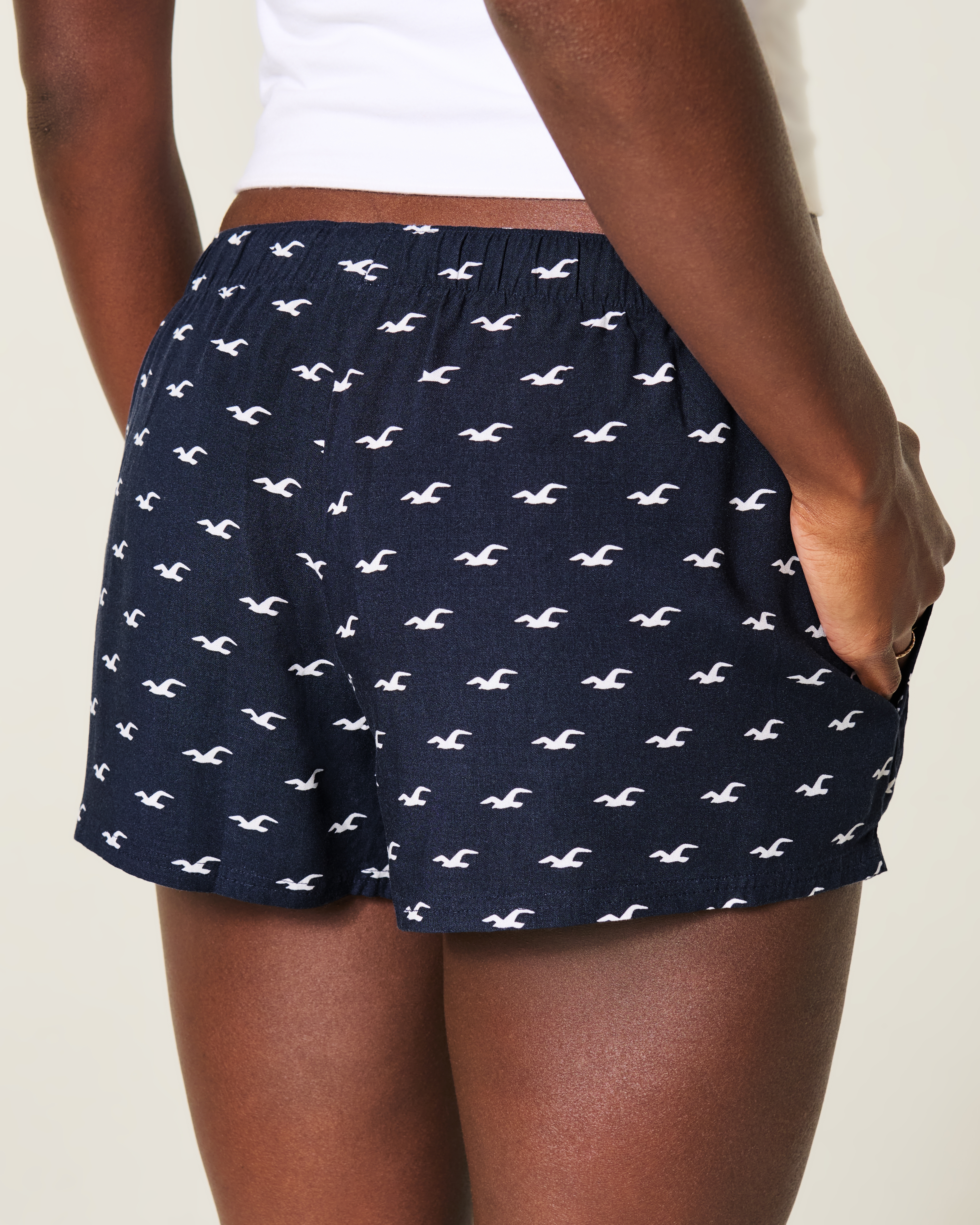 Женские шорты Hollister Poolside Boxer Shorts — фото 3