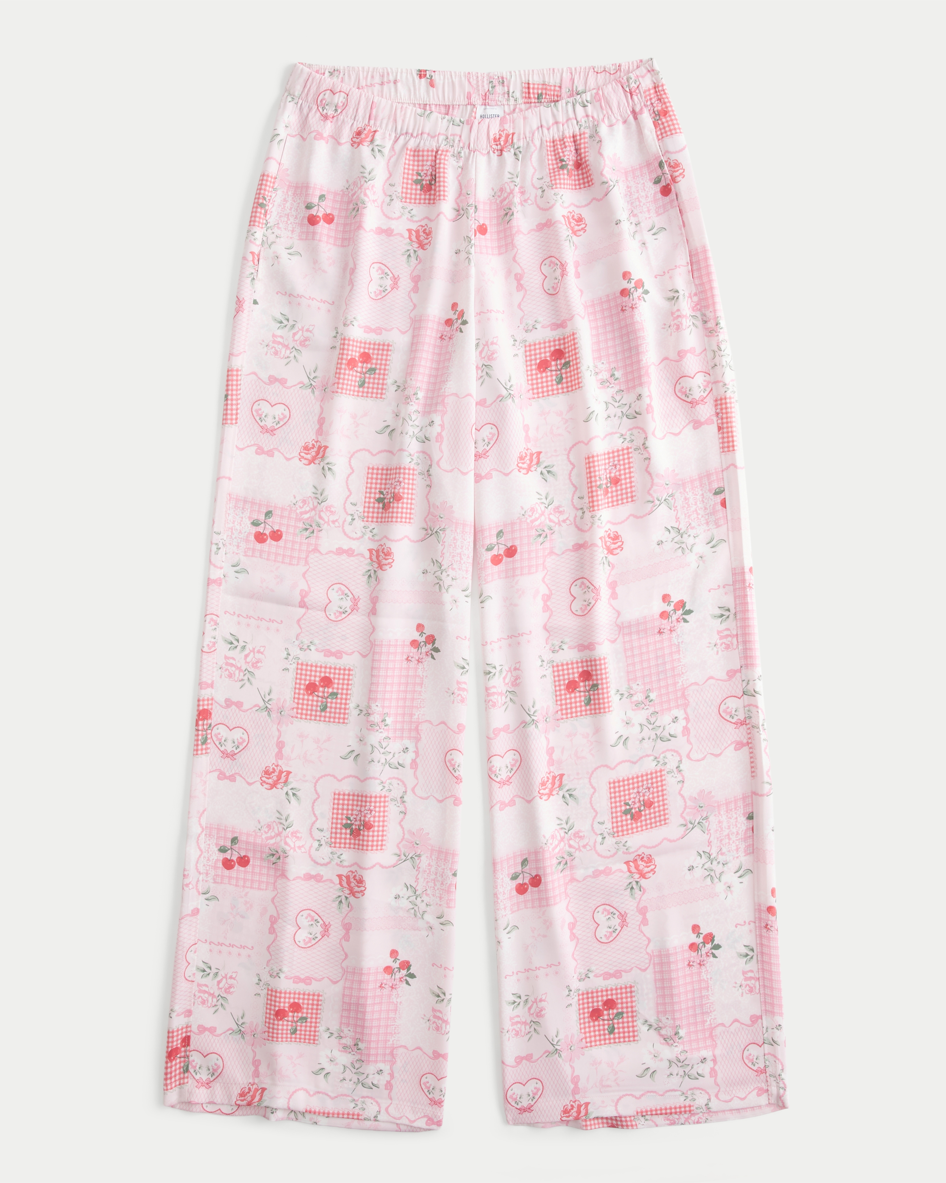 Женские брюки Hollister Patchwork Pattern Wide-Leg Pants