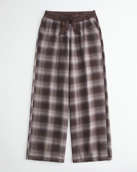 Женские брюки Hollister Remi Flannel Wide-Leg Pants