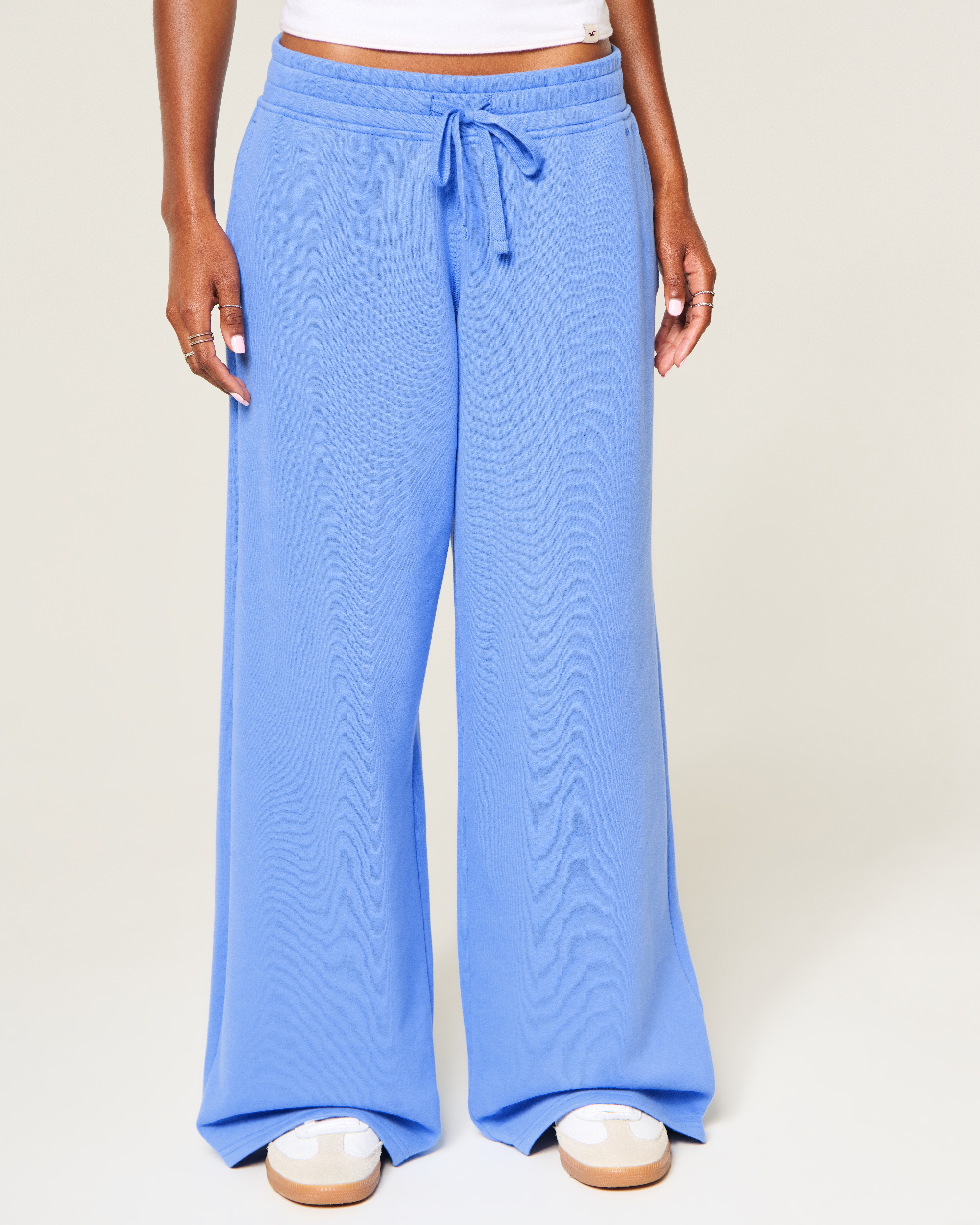 Женские брюки Hollister Feel Good Low-Rise Baggy Sweatpant — фото 3