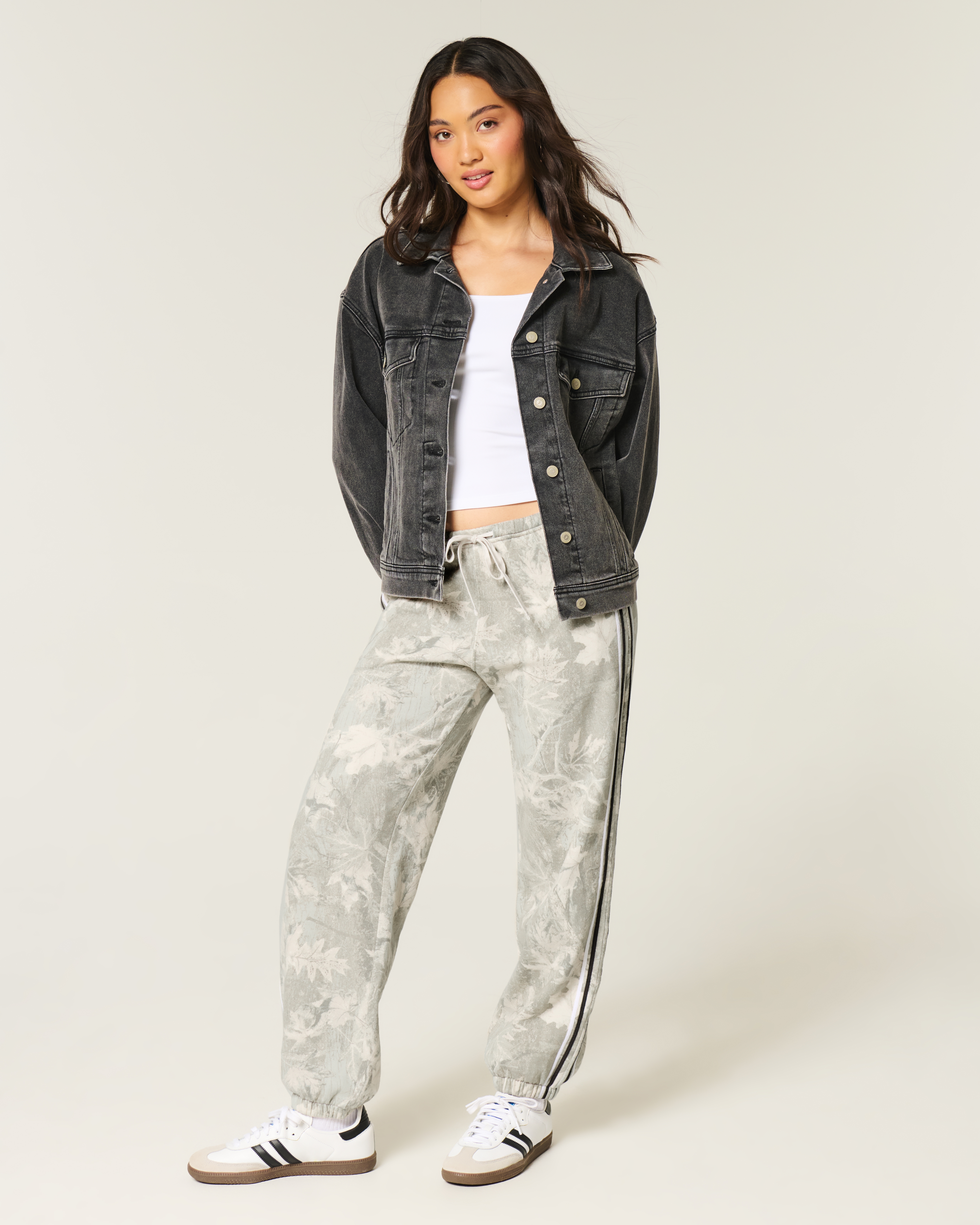 Женские брюки Hollister Camo Baggy Fleece Joggers — фото 2