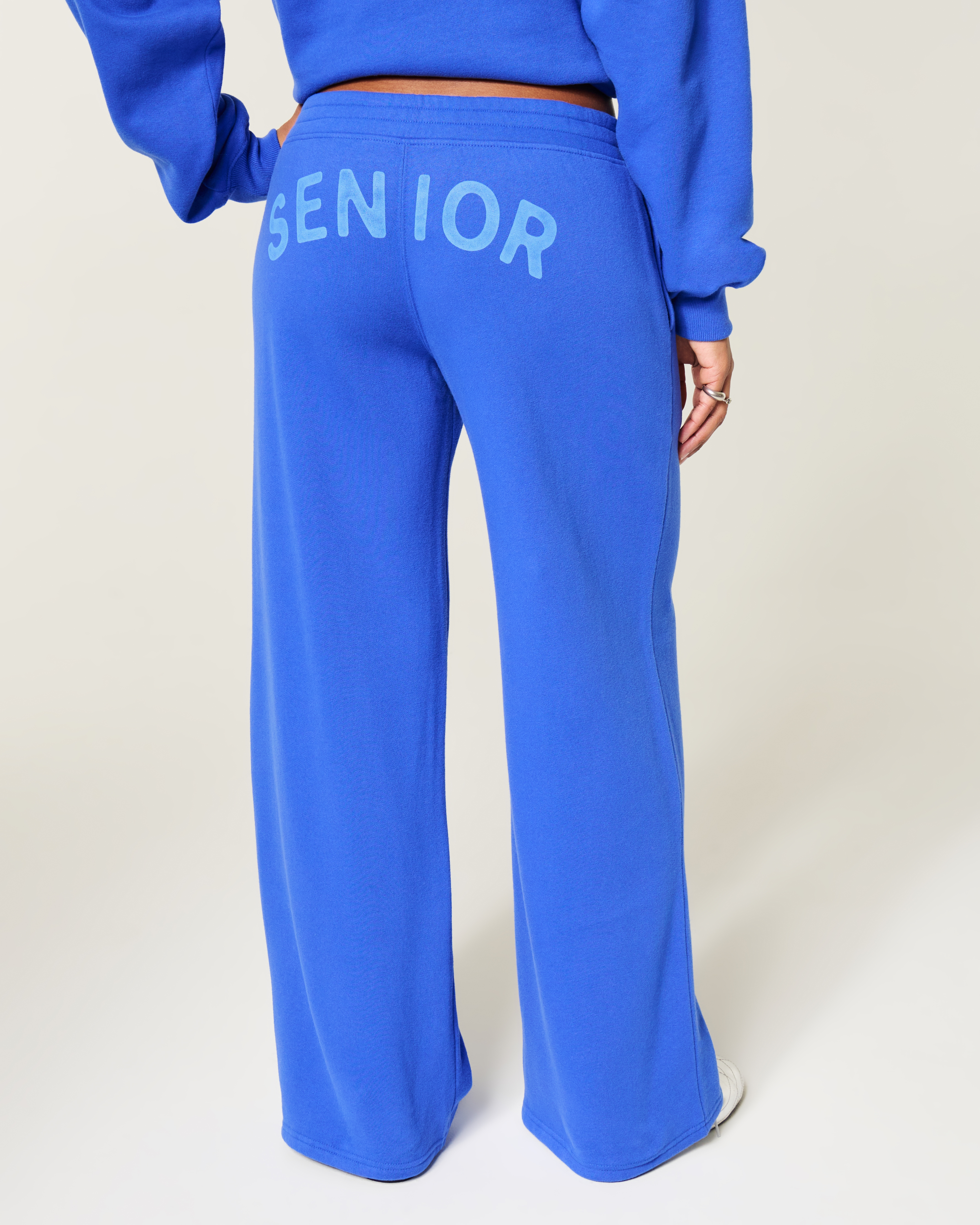 Женские брюки Hollister Feel Good Senior Graphic Baggy Sweatpants — фото 3