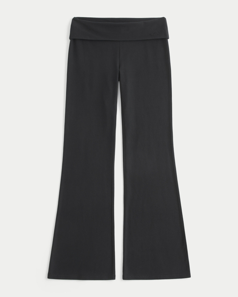 Женские брюки Hollister Knit Foldover Flare Pants