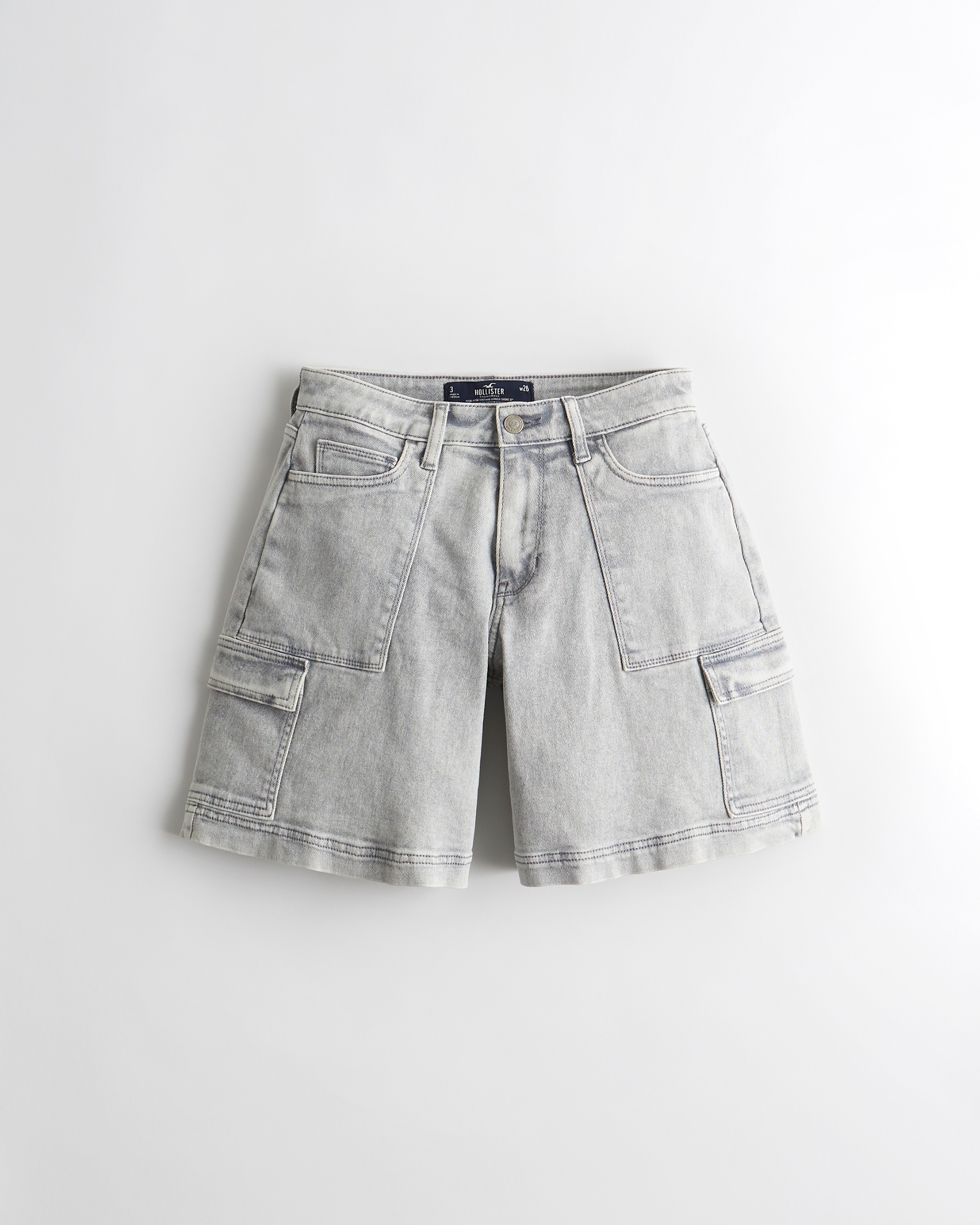 ladies baggy denim shorts