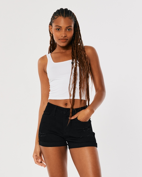 barely lamp Clothes Women's High-Rise Shorts | Hollister Co.