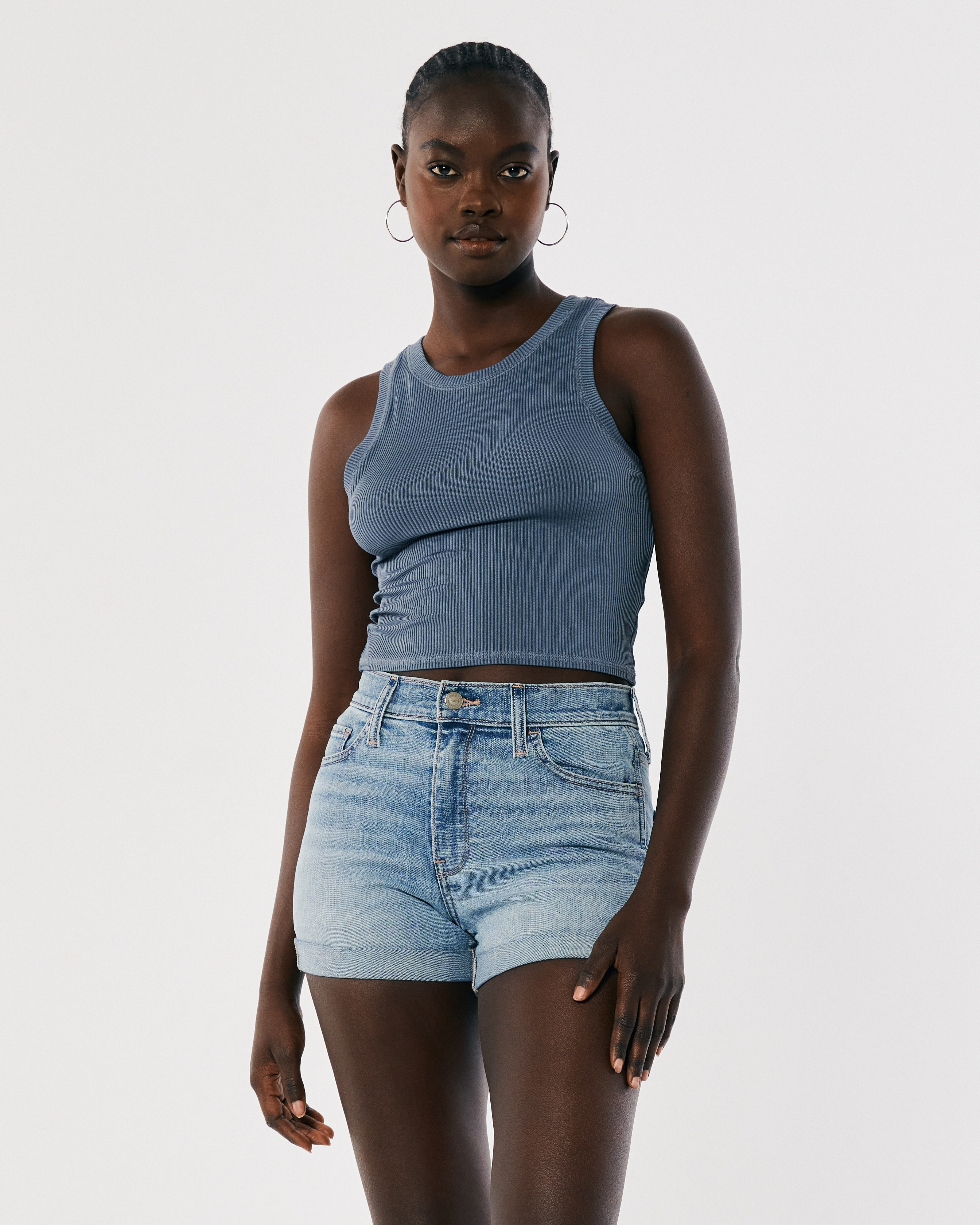 Womens Denim Hotpants