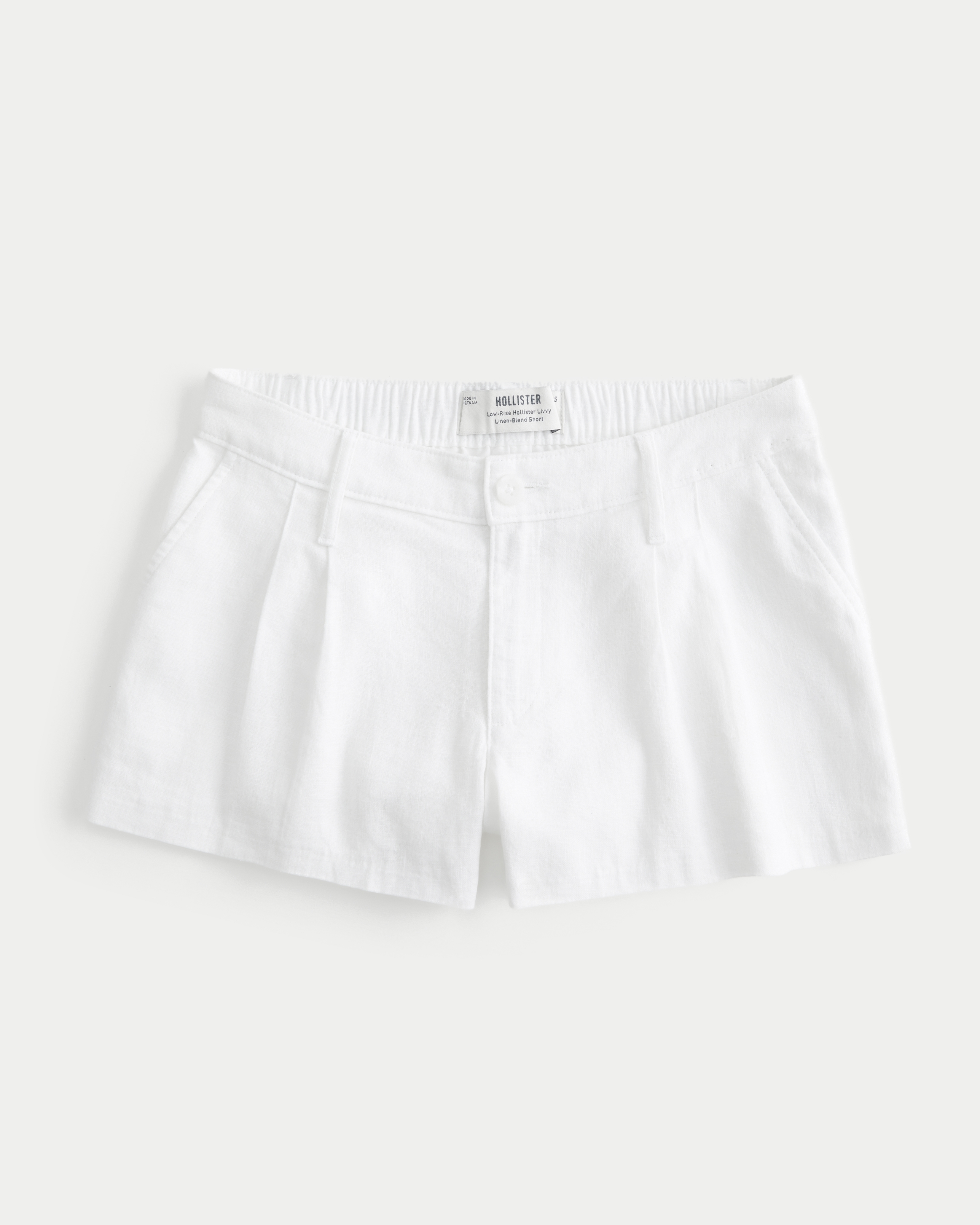 Женские шорты Hollister Livvy Low-Rise Linen-Blend Shorts 3"