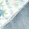 Low-Rise Medium Wash Foldover Waist Baggy Denim Shorts 5"