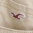 Ultra Low-Rise Navy Twill Mini Shorts