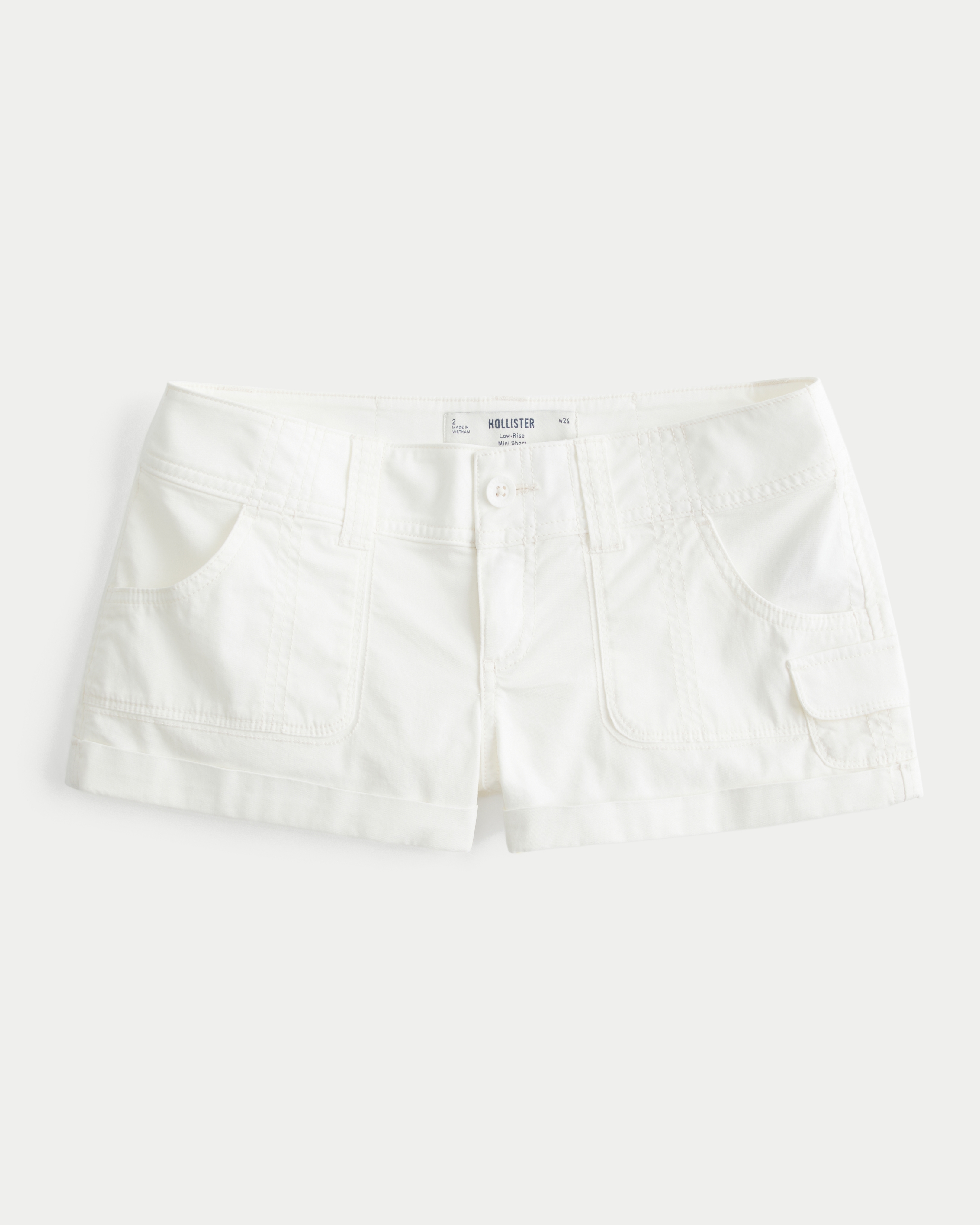 Женские шорты Hollister Twill Utility Mini Shorts