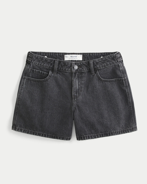 Женские шорты Hollister Adjustable Waist Low-Rise Baggy Denim Shorts