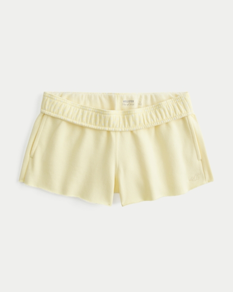 Женские шорты Hollister Dot Interior Fleece Mini Shorts