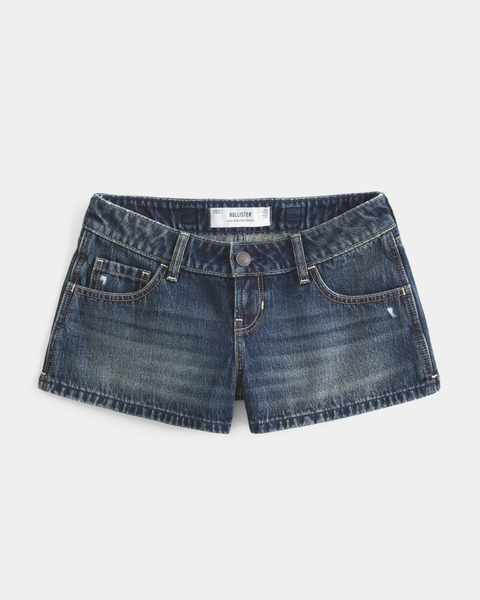 Женские шорты Hollister Andi Adjustable Waist Mini Jean Shorts