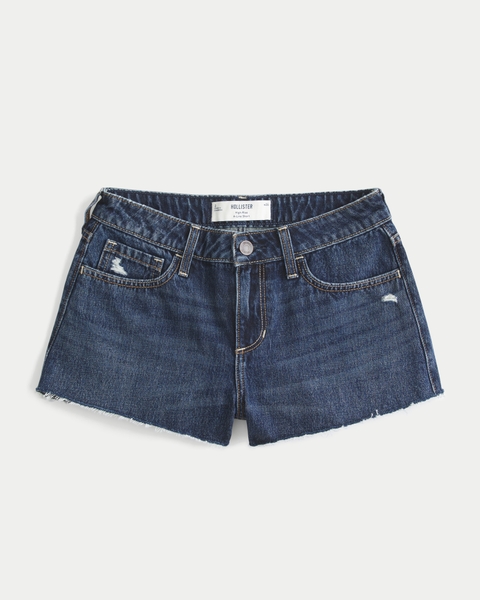 Женские шорты Hollister High-Rise Black A-Line Jean Shorts